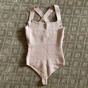 Abercrombie beige bodysuit